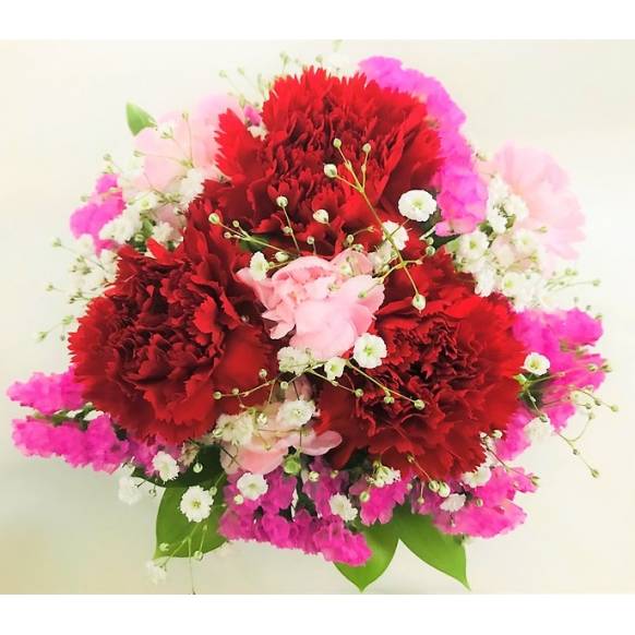 母の日用カーネーション赤のアレンジメント